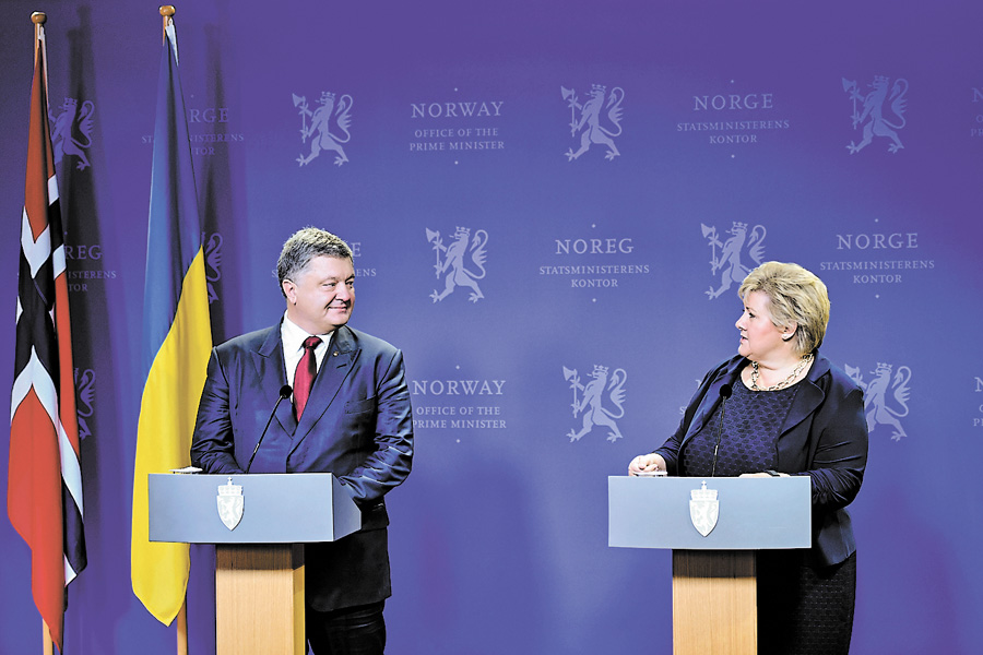 Прем’єр-міністр Норвегії Ерна Сульберг підтримує українські реформи. Фото Миколи ЛAЗAРЕНКA