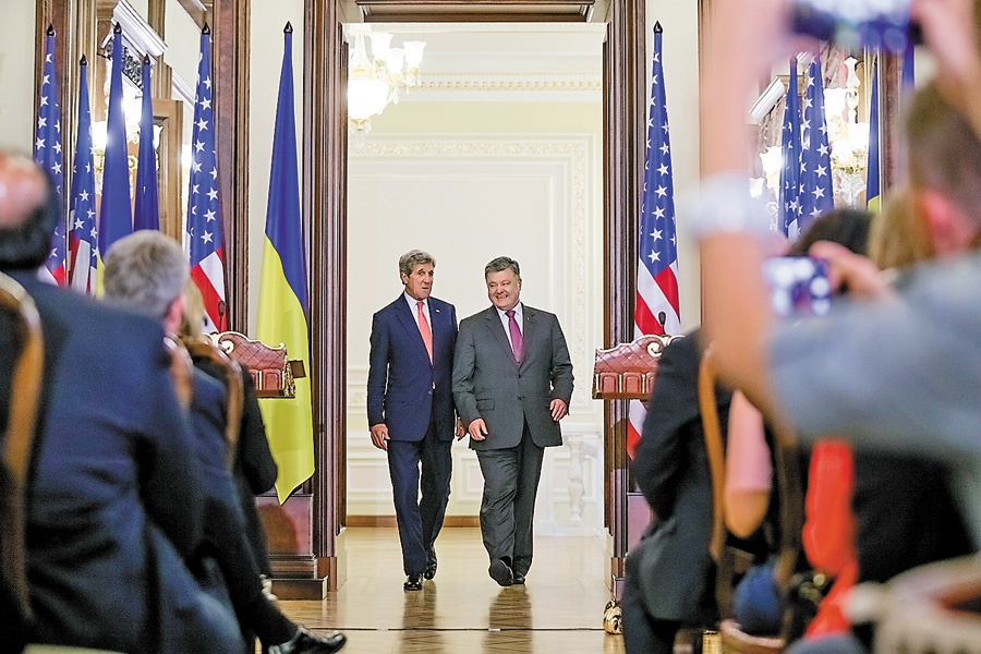 Україну та США об’єднує розуміння, що цивілізований світ лише разом може протистояти глобальним загрозам. Фото Михайла МАРКІВА