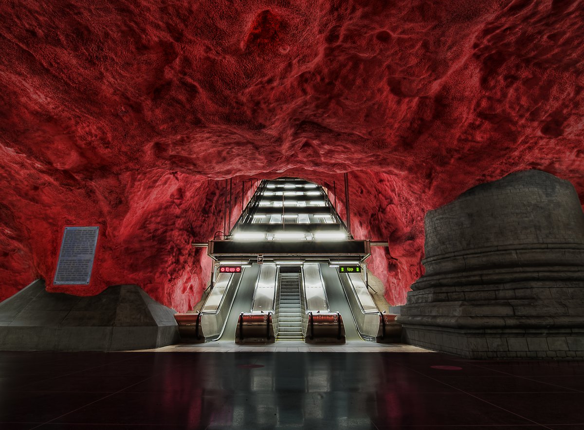 Станція «Муніципалітет», Стокгольм, Швеція.