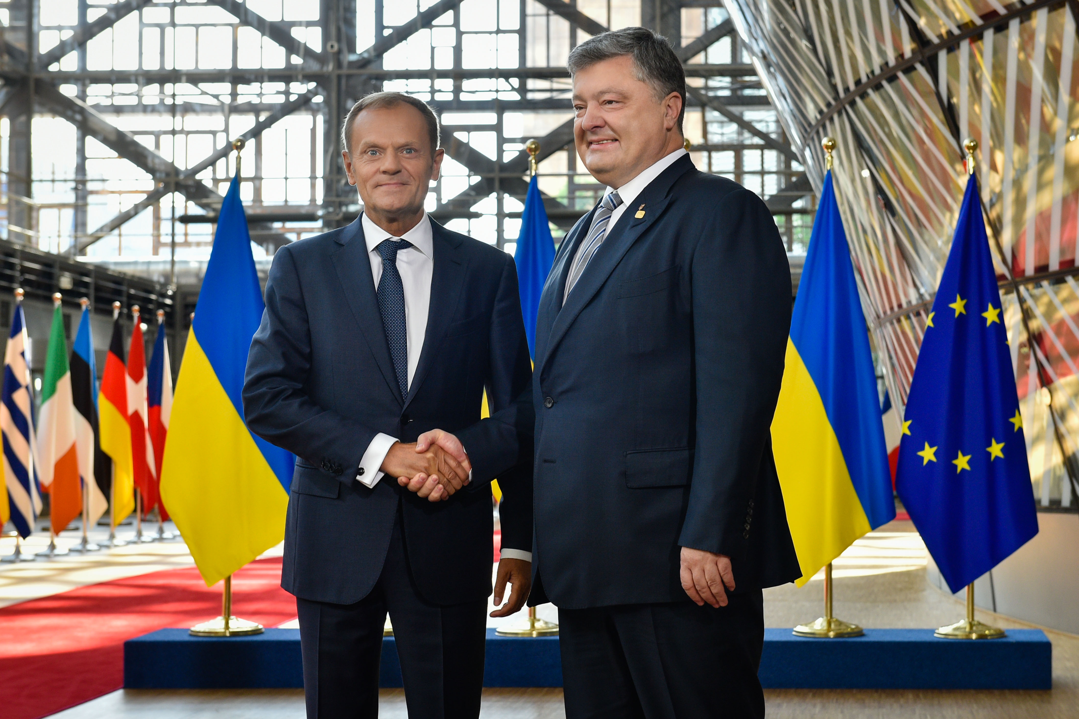 Президент Європейської Ради Дональд Туск: підтримка України консолідує ЄС. Фото з сайту president.gov.ua 