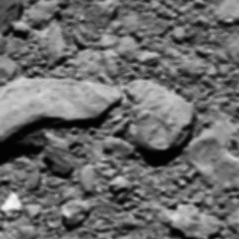 Сьогодні, 30 вересня 2017 року, ESA оприлюднило останнє зображення комети 67P, передане зондом Rosetta на Землю.