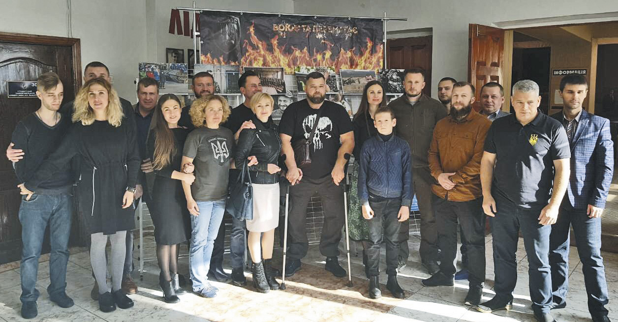 Учасників АТО радо приймали сумські студенти — майбутні педагоги. Фото надав автор