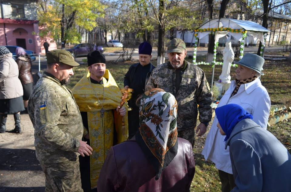 Нова капличка у парку Стахановця. Фото зі сторінки Костянтина Ільченко у Фейсбуку. 