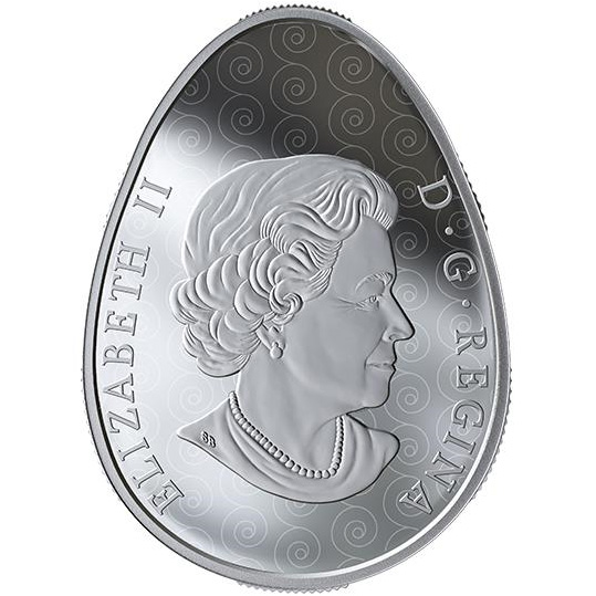 Нова срібна монета — вже четверта у «писанковій» колекції канадських монет. Фото з сайту mint.ca