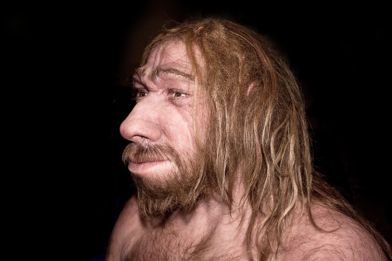 Неандерталець, реконструкція. (Фото: Ceeyefaitch / Flickr.com)