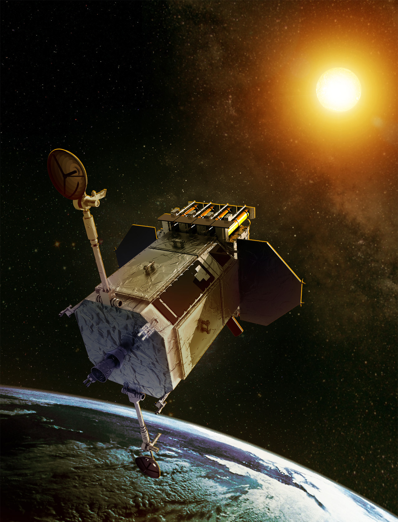 Космічна обсерваторія NASA «Solar Dynamics Observatory». Credit: Tigersfather