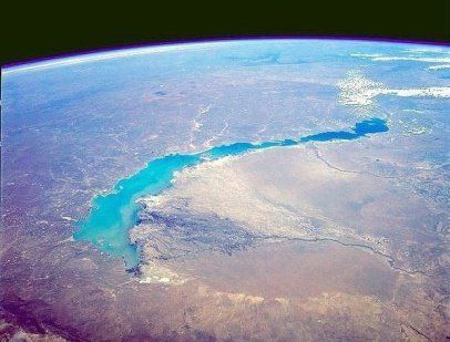 Озеро Байкал. Фото з космосу