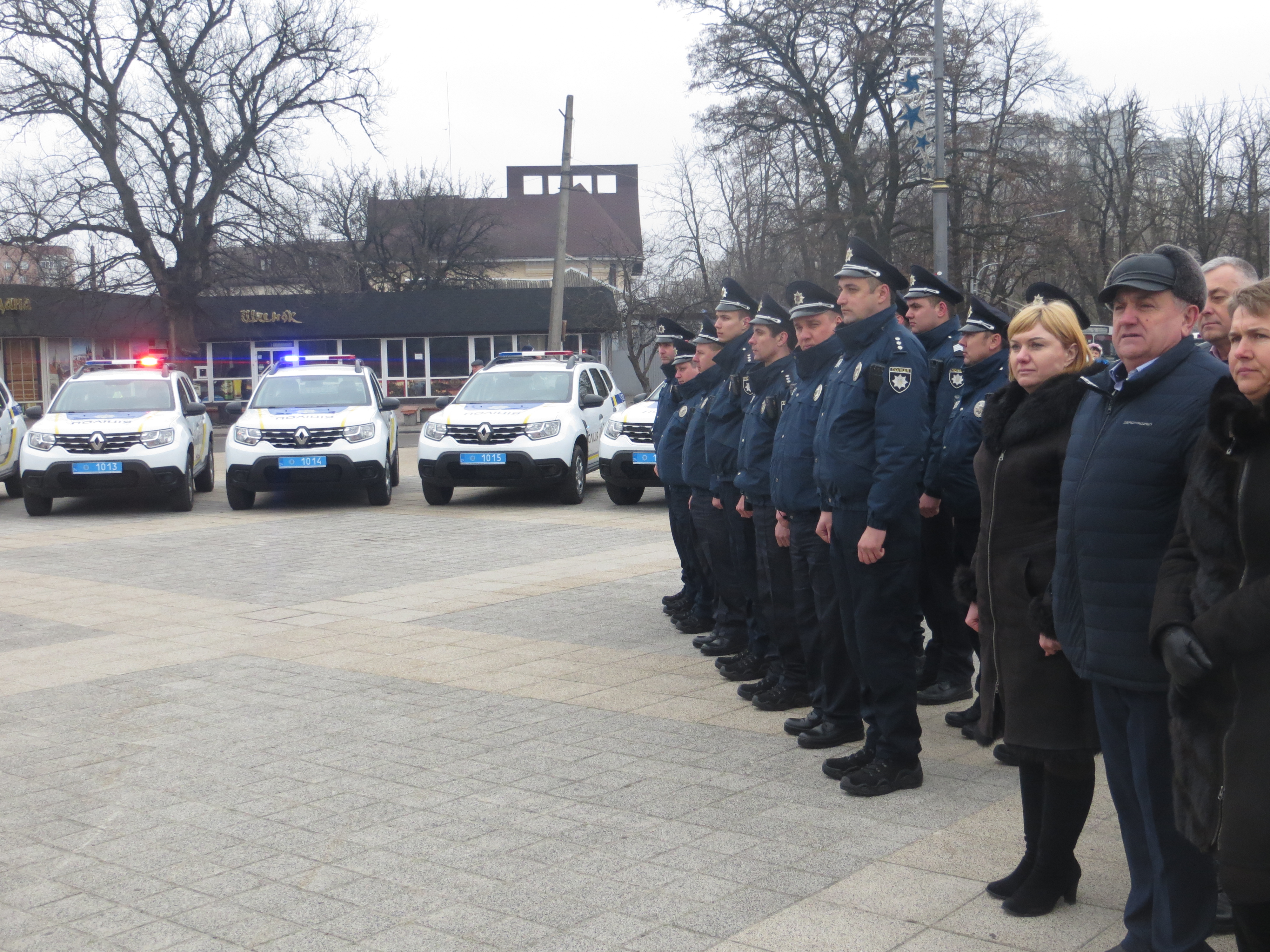 Усі новопризначені офіцери готові активно працювати над зміцненням правопорядку. Фото автора.