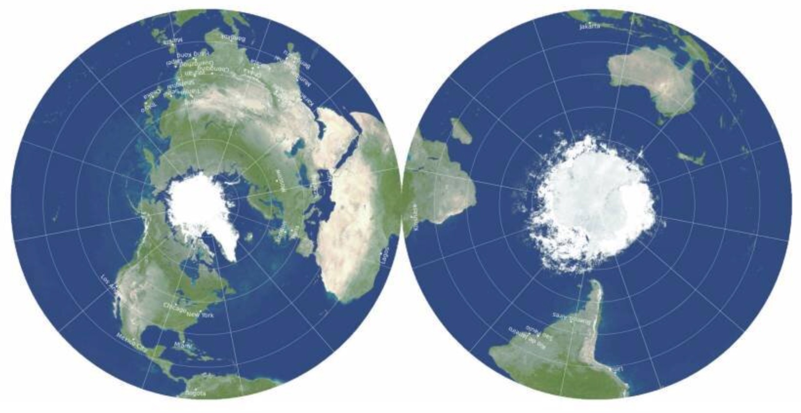 Так креативно виглядає карта Землі. Фото з сайту phys.org