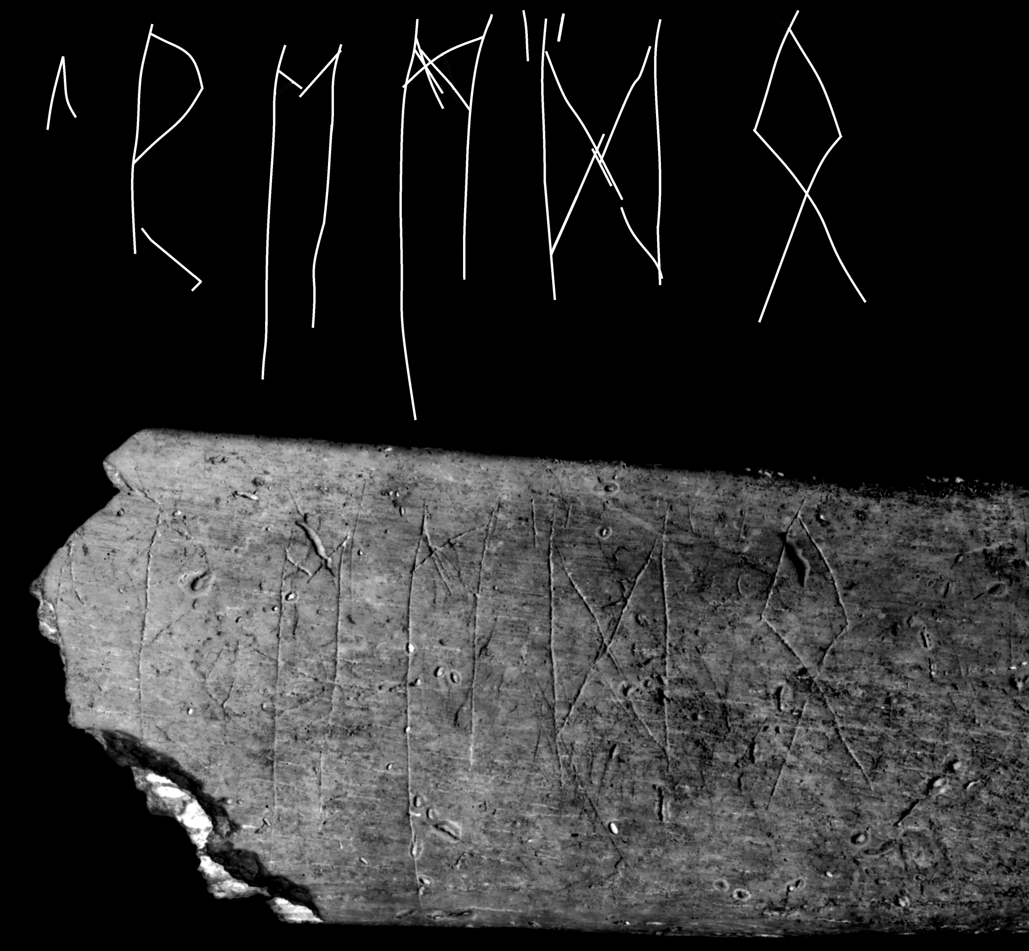 Так виглядає найстаріше письмо слов’ян. Фото з сайту http://www.thehistoryblog.com