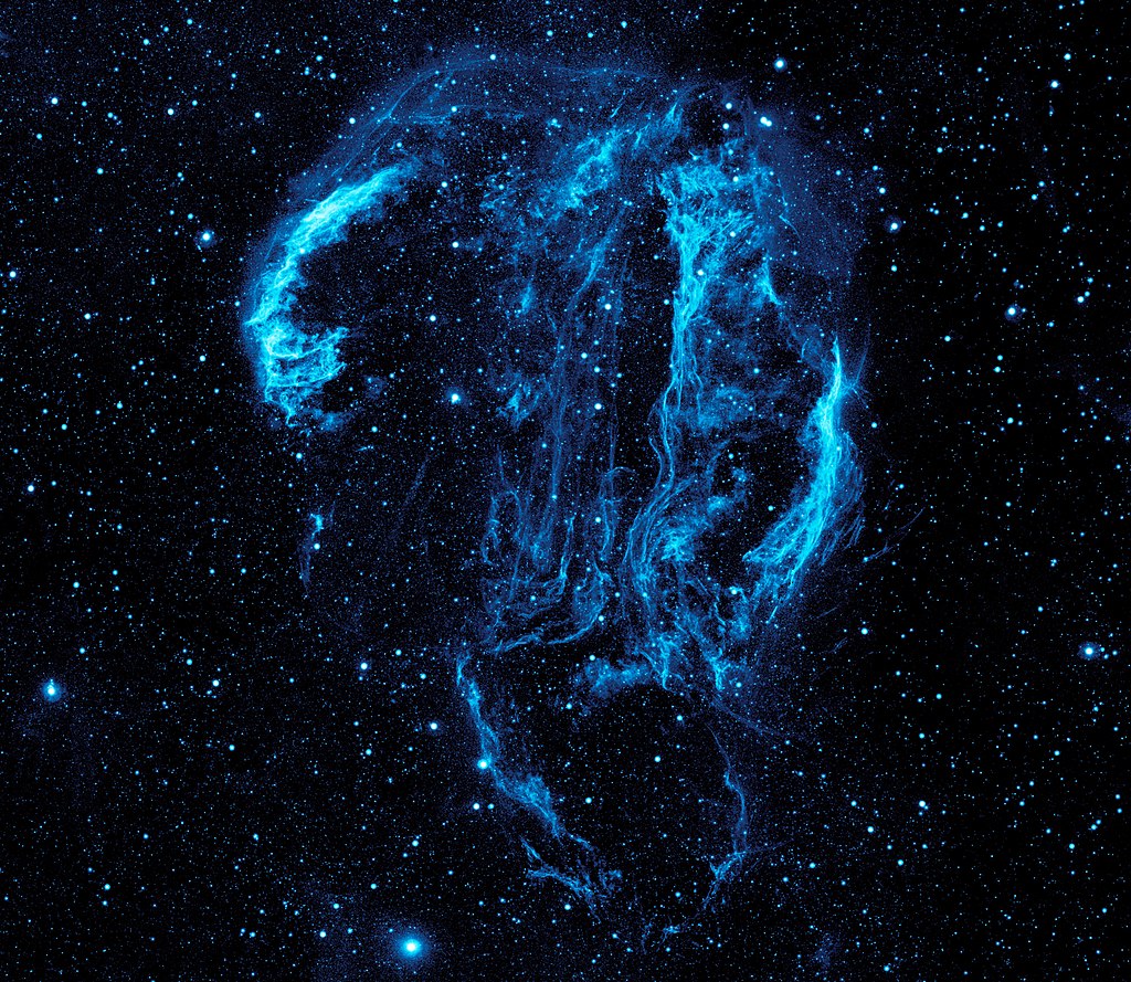 Туманність Петля Лебедя в ультрафіолетовому діапазоні. Credit: NASA / JPL-Caltech