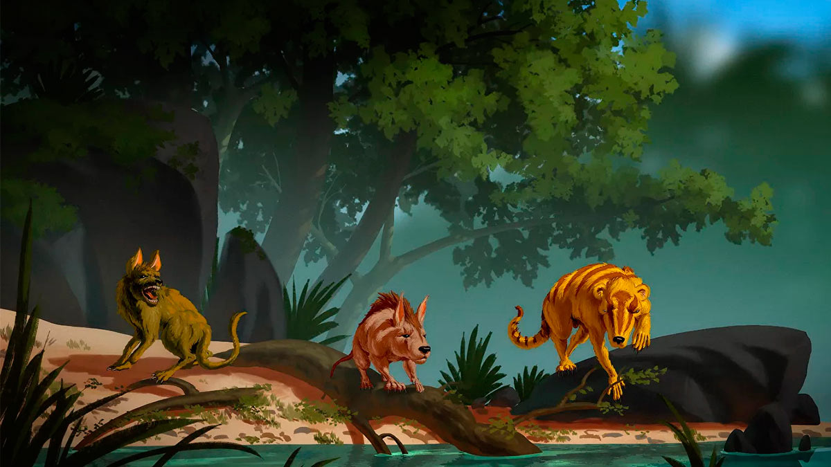 Зліва направо: Conacodon hettingeri, Miniconus jeanninae, Beornus honeyi © Banana Art Studio