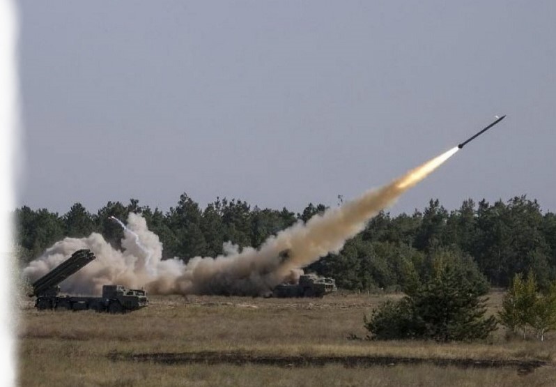 Пуски ракет «Вільха» під час стратегічних командно-штабних навчань. Фото з сайту defence-ua.com