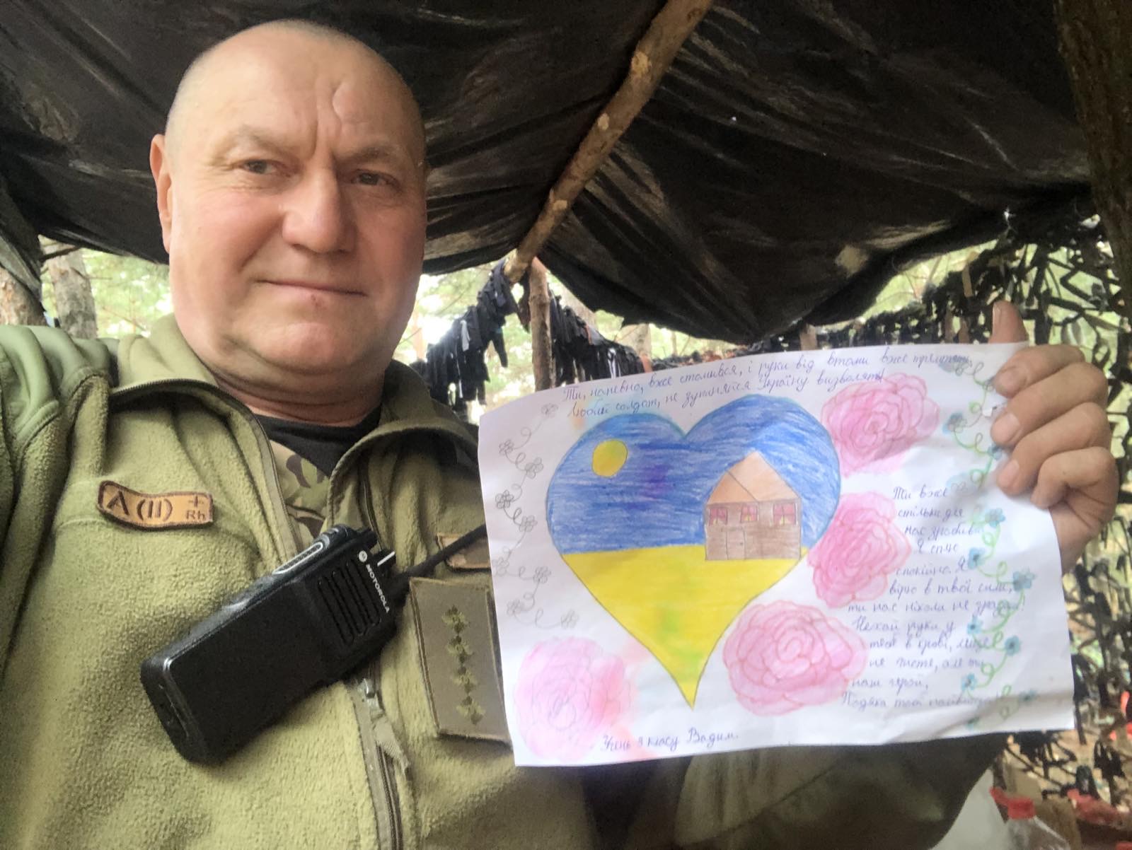 «Калина» — простий чоловік з народу, якого дуже поважали у військовому колективі. Фото надав автор