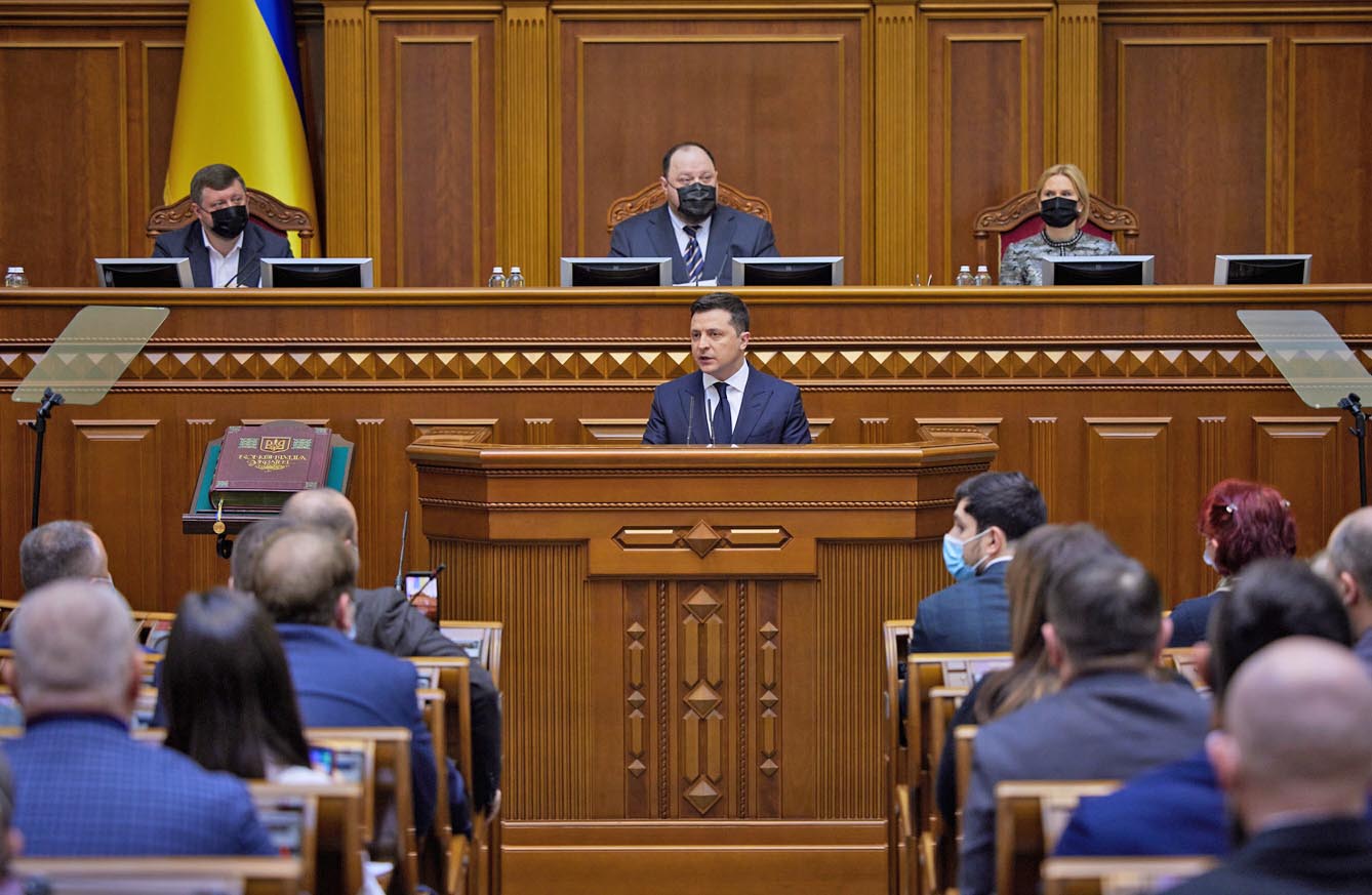 Наша країна впевнена у своїй єдності, згуртованості й незворотному виборі українського народу, переконаний глава держави. Фото з сайту president.gov.ua