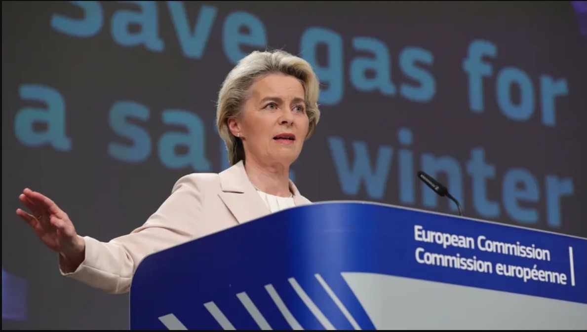 Президент Європейської комісії Урсула фон дер Ляєн наголошує, що Європа має бути готова до припинення постачання газу з росії. Фото з сайту spiegel.de