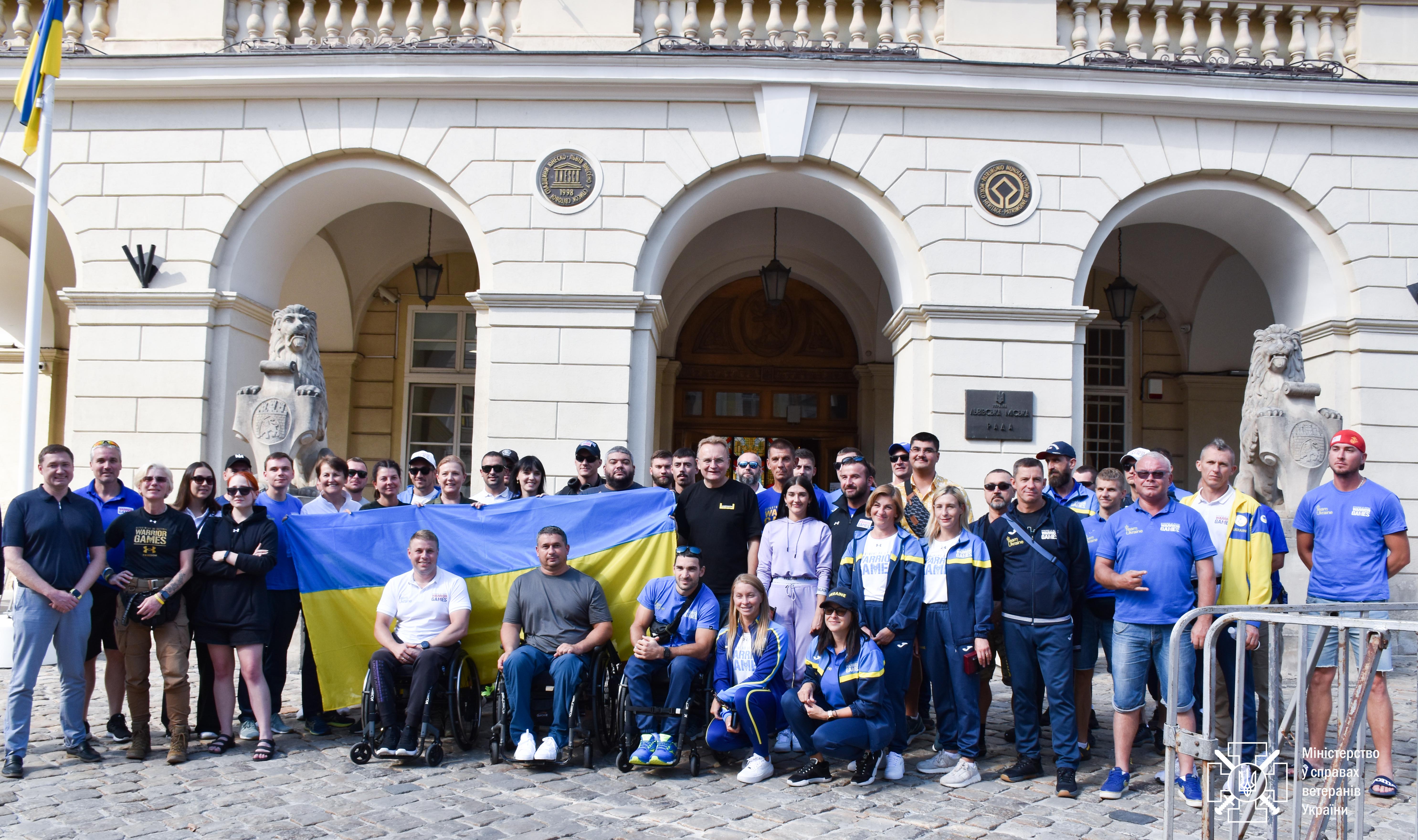 У Львові урочисто зустріли національну збірну України. Фото з сайту mva.gov.ua