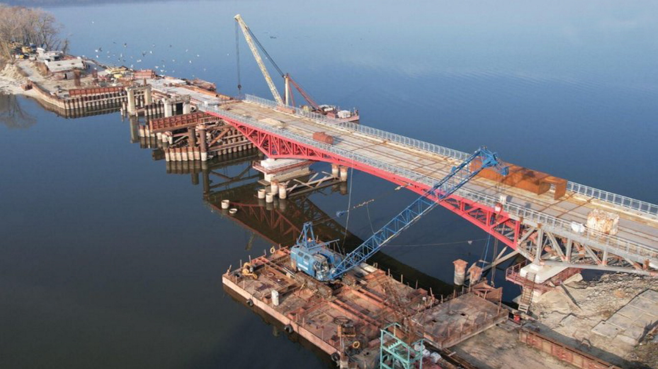 Ремонт мосту через річку Сулу у Кременчуцькому районі планують завершити протягом першого півріччя 2023 року. Фото Укравтодор