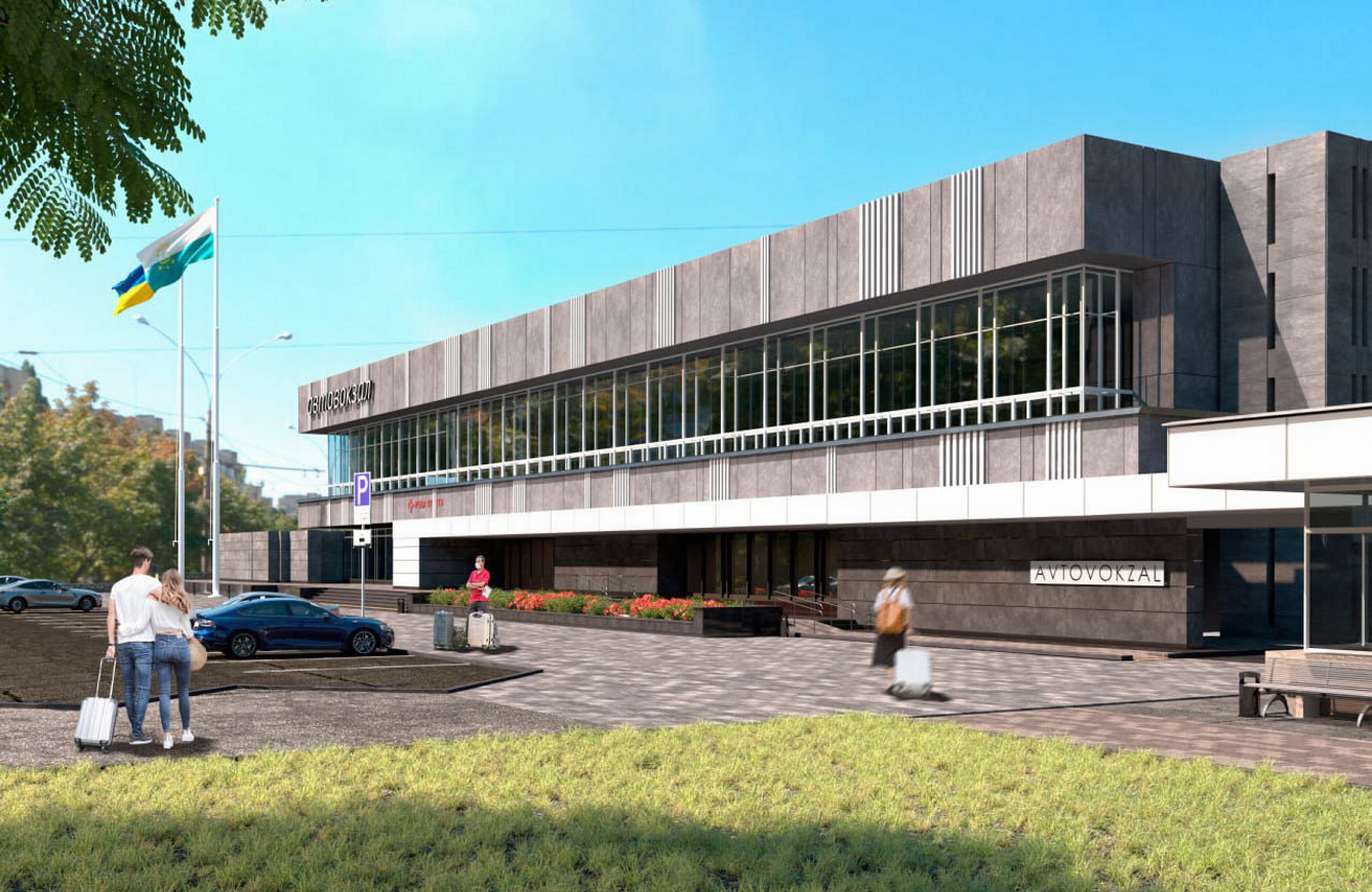 Приблизно такий вигляд матиме оновлена  будівля автовокзалу в Полтаві. Фото з сайту poltava.to