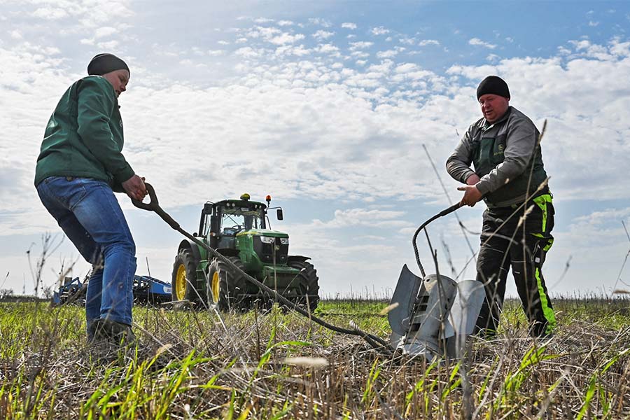 Розчищення земель дрібних фермерських господарств дасть змогу власникам знову вирощувати врожаї. Фото з сайту ecoaction.org.ua