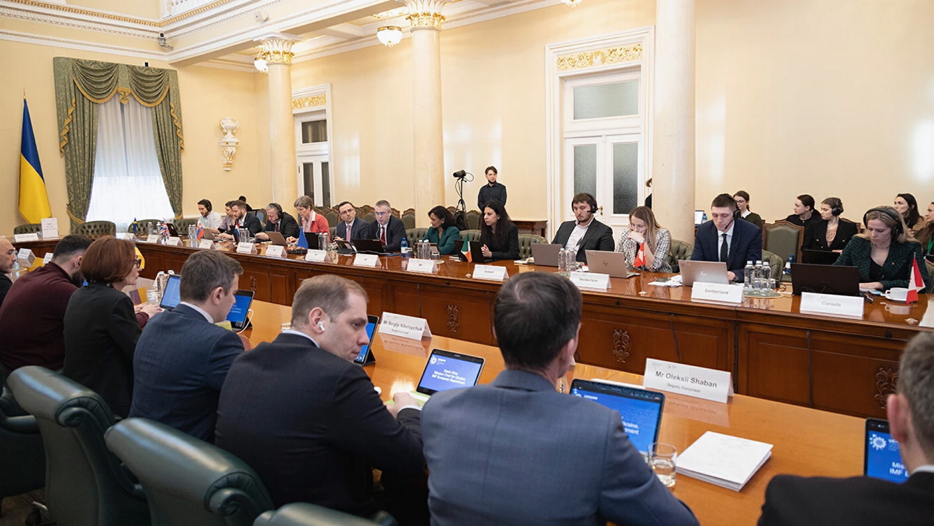 Представники української влади, партнери з розвитку та фахівці МВФ обговорили пріоритетні кроки щодо посилення спроможностей. Фото з сайту bank.gov.ua