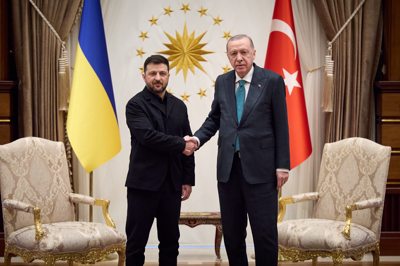 Володимир Зеленський і Таїп Ердоган обговорили подальшу співпрацю і координацію спільних проєктів. Фото з сайту president.gov.ua