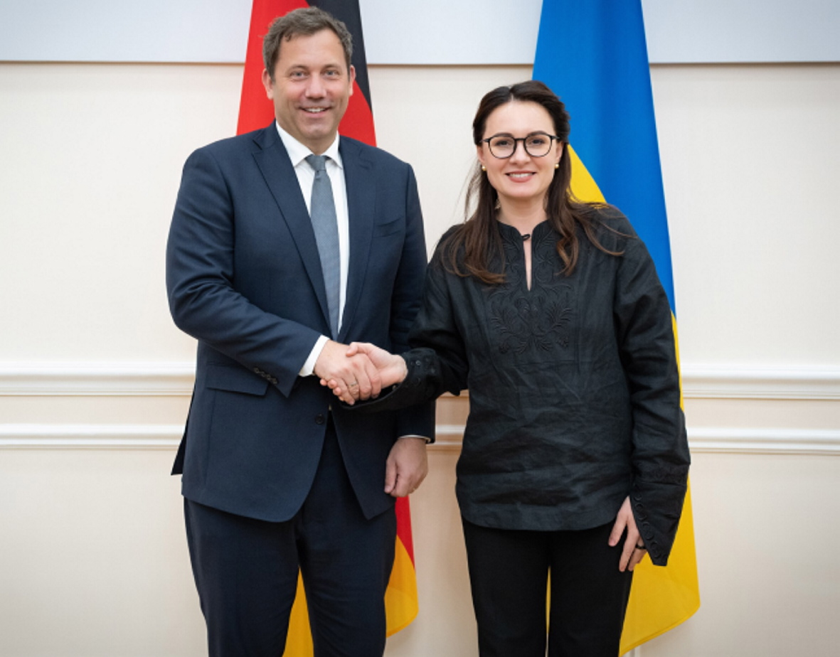 Юлія Свириденко і Ларс Клінгбайль обговорили ключові виклики, з якими нині стикається Україна. Фото з сайту Урядового порталу