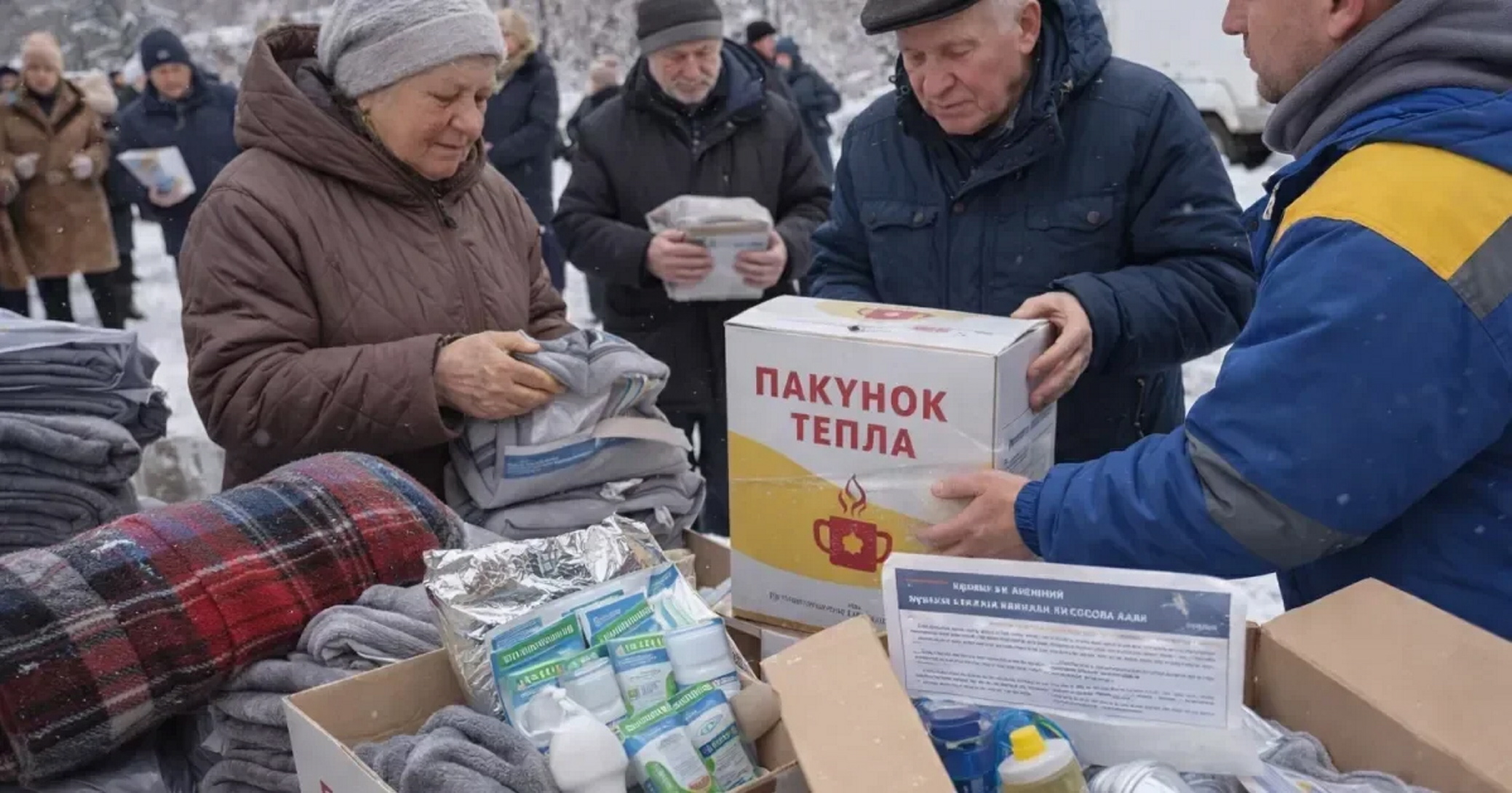 Понад 100 тисяч людей з інвалідністю та одиноких пенсіонерів скористалися підтримкою за програмою «Пакунок тепла». Фото з сайту myvin.com.ua