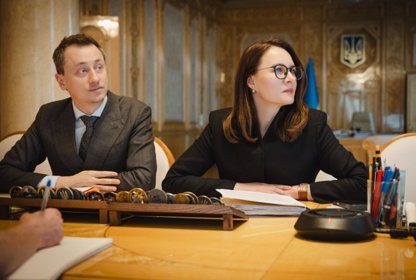 Прем&rsquo;єр&shy;міністр Юлія Свириденко і профільний міністр Олексій Соболев повідомили, що в основу стратегії &laquo;Економіка майбутнього&raquo; закладено правила ЄС. Фото з Урядового порталу