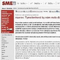 Прем’єр-міністр Микола АЗАРОВ:  «Наші ЗМІ критикують уряд більше, ніж ваші - словацький»  