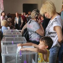 Як голосує Київ (фоторепортаж)