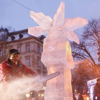 Львівські льодяні скульптури