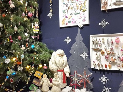 У Києві працює виставка раритетних новорічних іграшок
